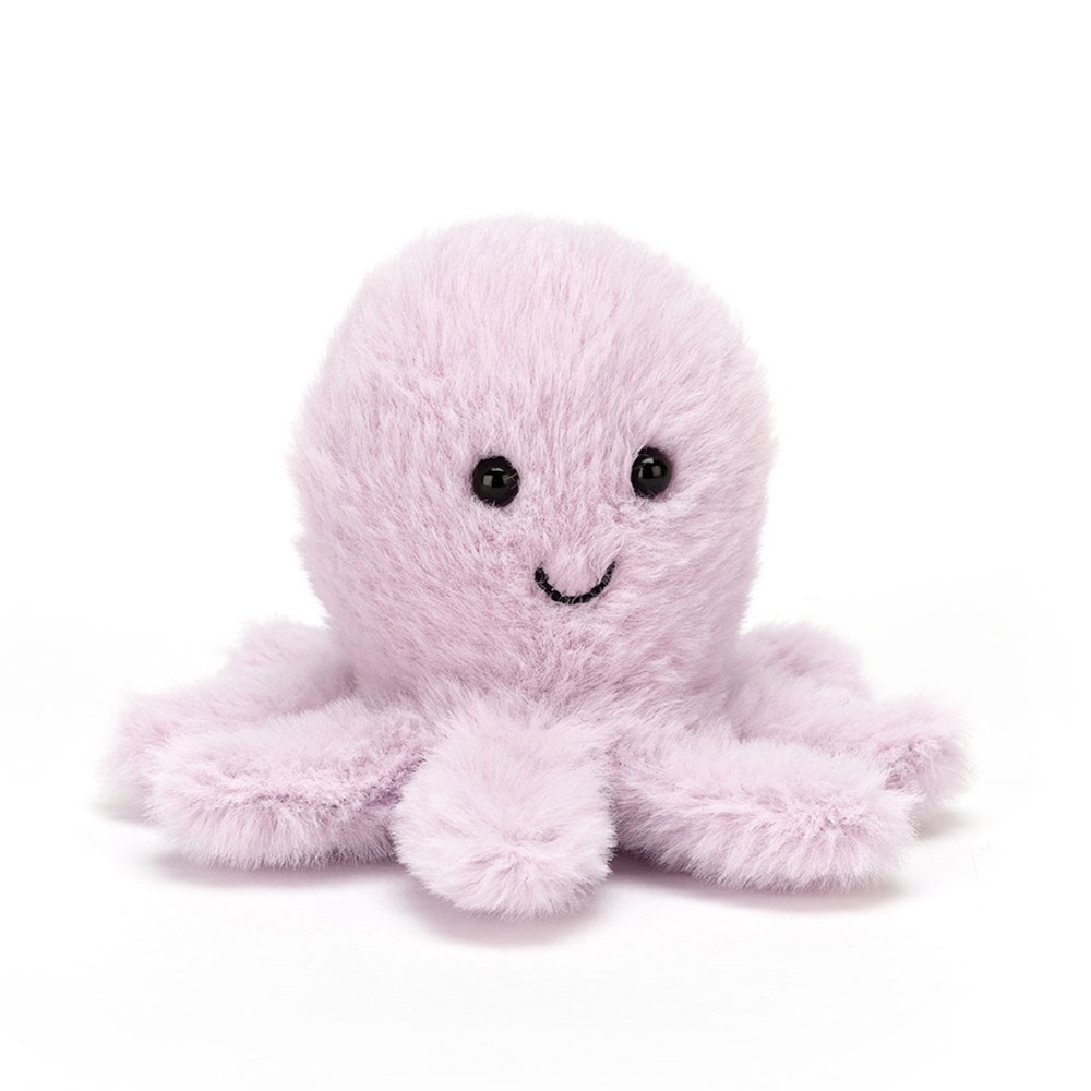 Jellycat New with Tag Fluffy Purple Octopus